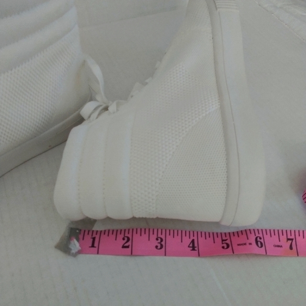Splendid Leona High Top Lace Ivory Sneakers Nordstrom Rack 9M - Picture 6 of 11